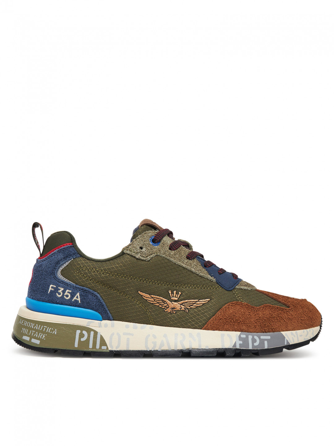 Aeronautica Militare Sneakersy 252SC0276UCT03546 Zelená